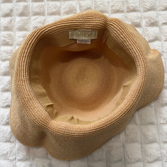 Grevi Wide Brim Sunhat ~ Abaca Manila Hemp Sun Hat Wide Round Brim main image 5